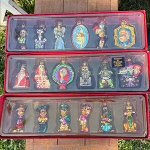 Rare Vintage Disney Character Ornament Set - Multicolor
